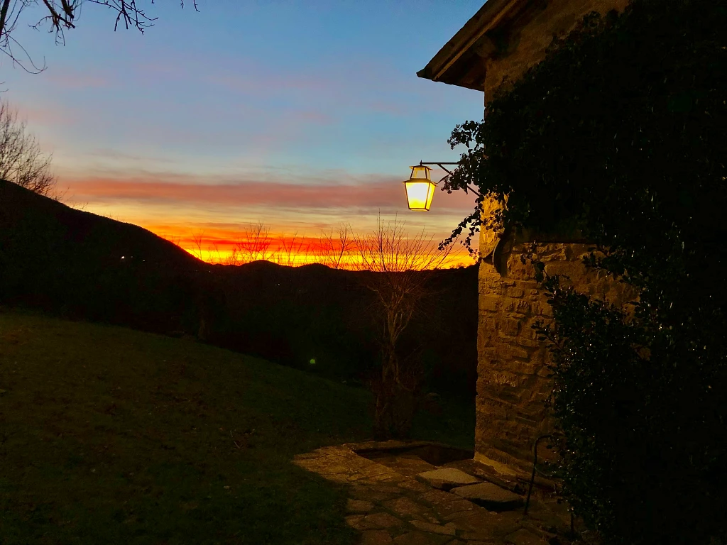 Sunset over Umbria